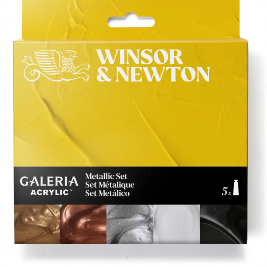 Conjunto Acrílico Galeria Metálicas Winsor & Newton