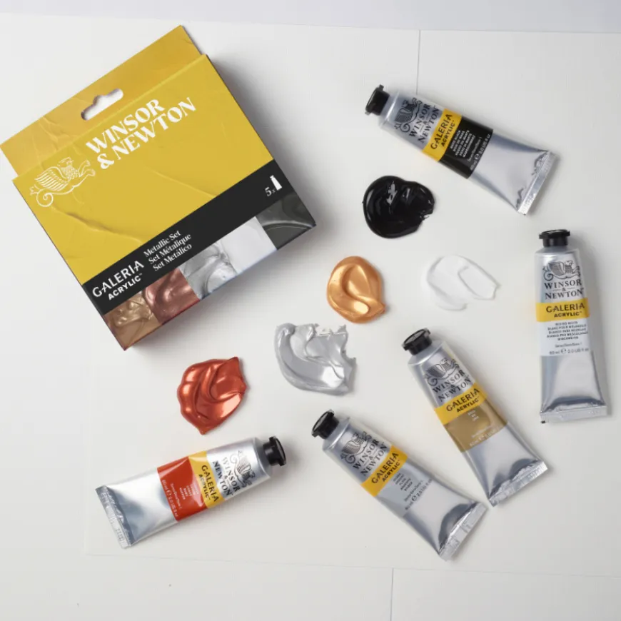 Conjunto Acrílico Galeria Metálicas Winsor & Newton