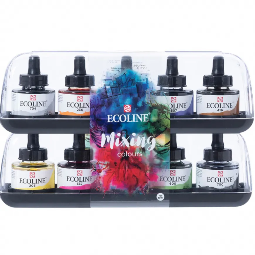 Conjunto Aguarela Líquida Ecoline Talens - Mistura (Mixing)