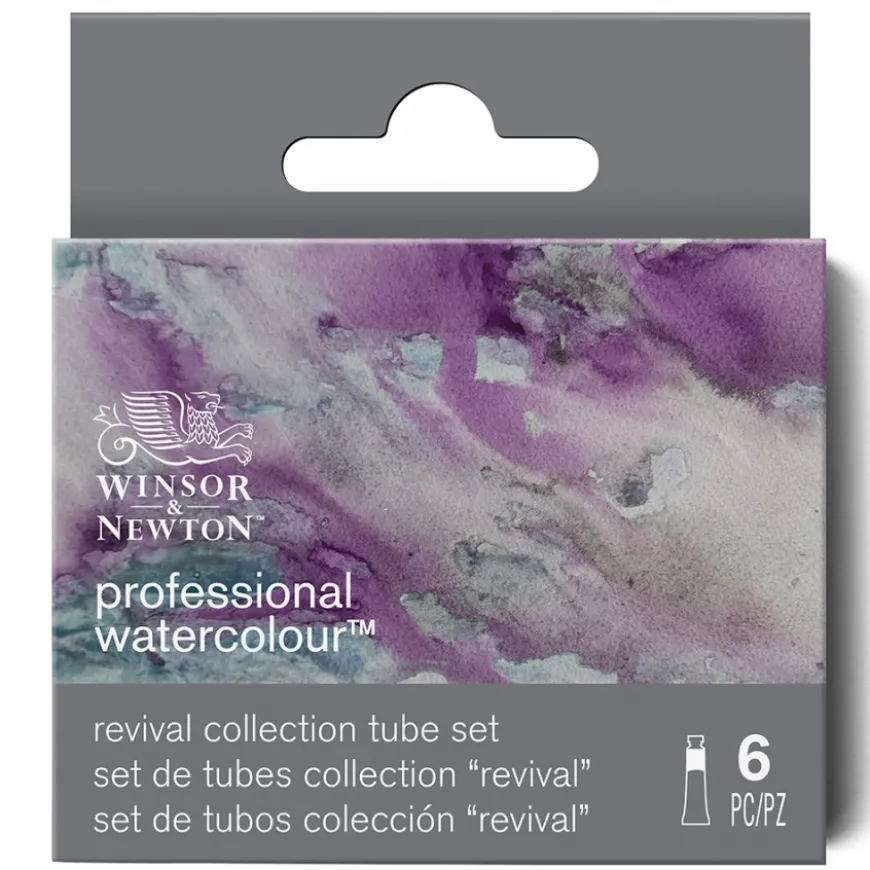 Conjunto Aguarela Tubo Profissional Revival Winsor & Newton