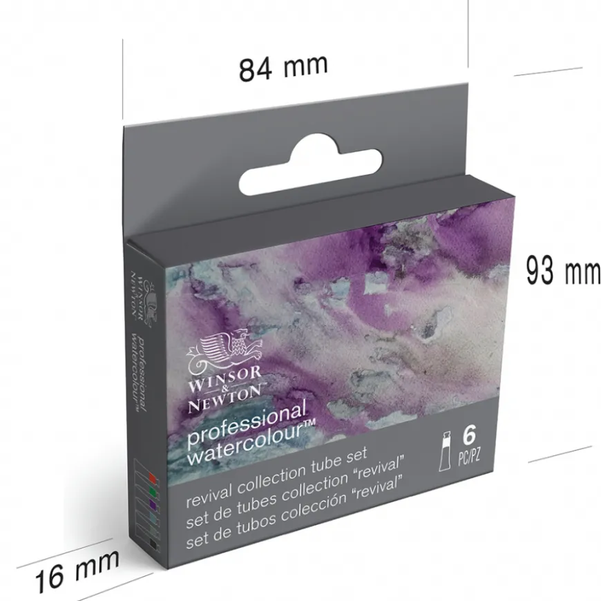 Conjunto Aguarela Tubo Profissional Revival Winsor & Newton