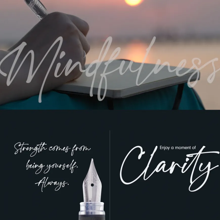 Conjunto Caneta Aparo Clarity Manuscript