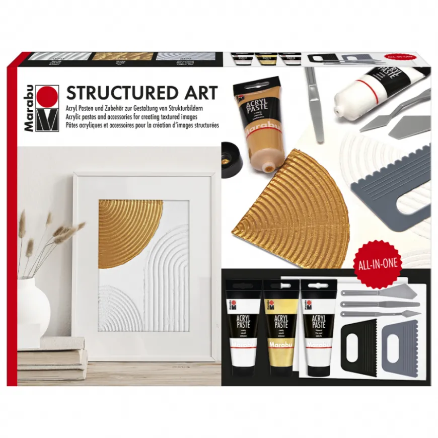 Conjunto Criação Texturas Marabu