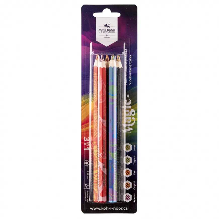 Conjunto de Lápis Multicolor Magic Koh-I-Noor