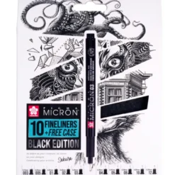 Conjunto de Marcadores Pigma Micron Black Edition Sakura