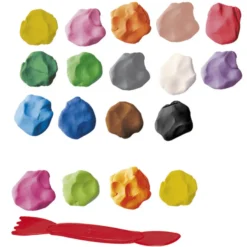 Conjunto de Plasticina Giotto Patplume - 18 Cores