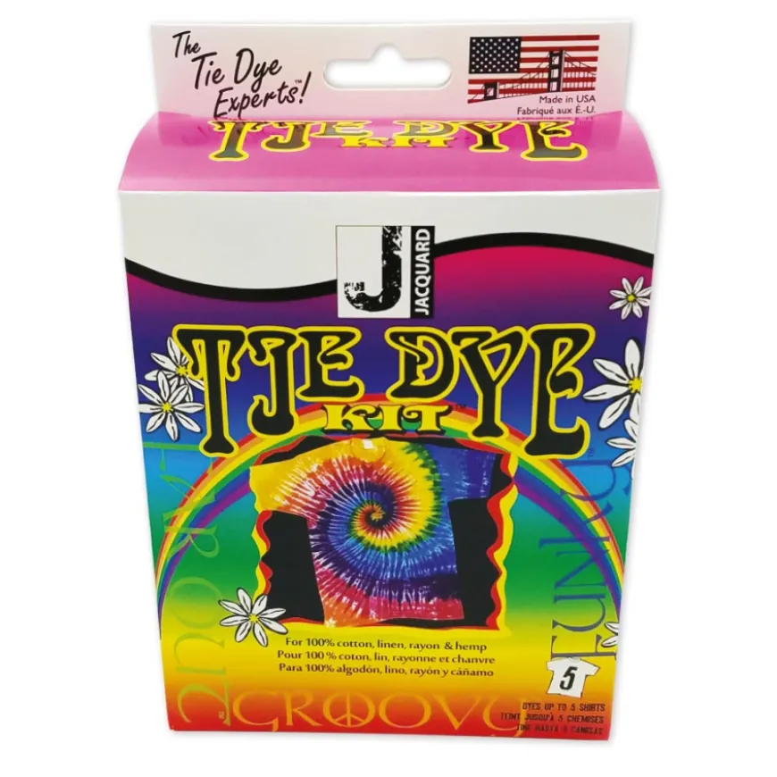 Conjunto de Tie Dye Funky Groovy Jacquard