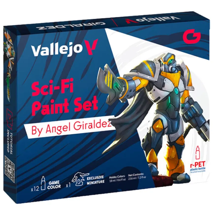 Conjunto Game Color Ficção científica Vallejo