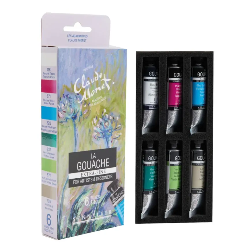 Conjunto Gouache Artistico Claude Monet