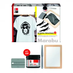 Conjunto Impressão Textil Serigrafia Marabu