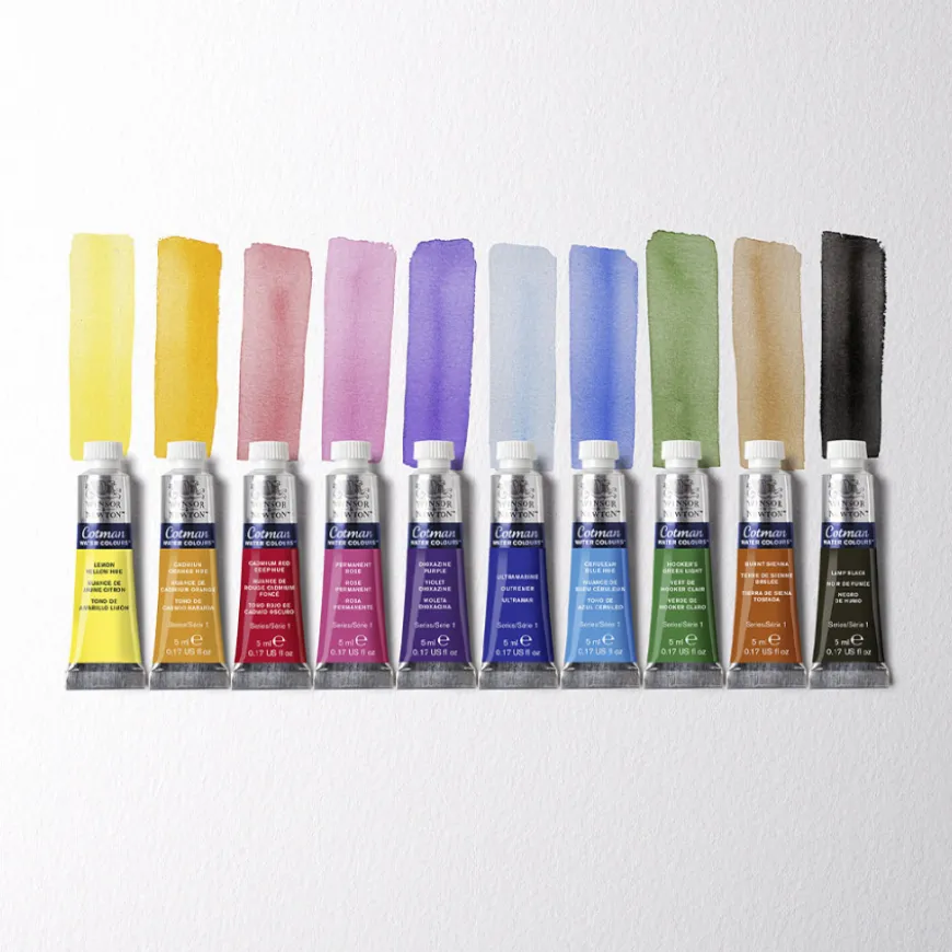 Conjunto Iniciação Aguarelas Cotman Winsor & Newton