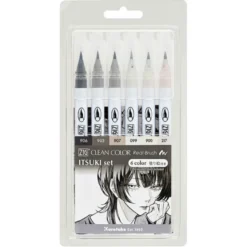 Conjunto Marcador Clean Color Zig Itsuki