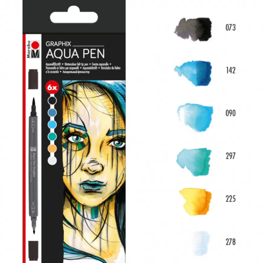 Conjunto Marcadores Aqua Marabu