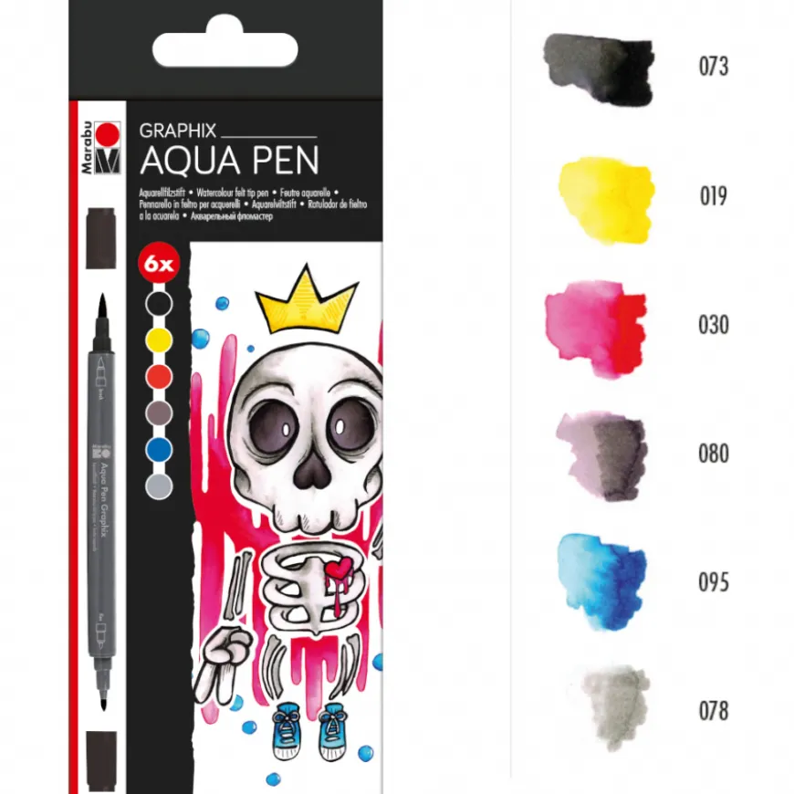 Conjunto Marcadores Aqua Marabu