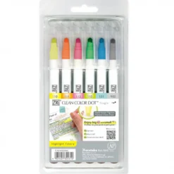 Conjunto Marcadores Clean Color Dot Single Zig