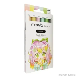 Conjunto 6 Marcadores Copic Manga