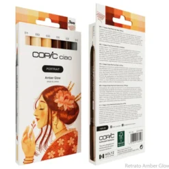 Conjunto 6 Marcadores Copic Retrato