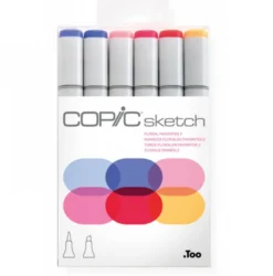 Conjunto Marcadores Copic Sketch - Tons Florais II