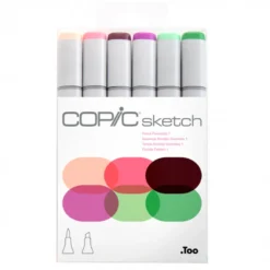 Conjunto Marcadores Copic Sketch - Tons Florais Favoritos I