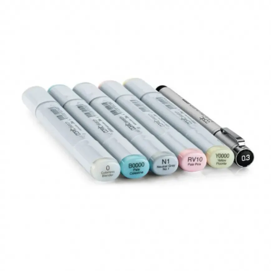 Conjunto Marcadores Copic Sketch - Essenciais de Mistura
