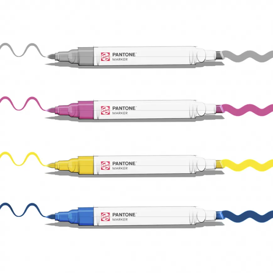 Conjunto Marcadores Cores Temáticas Pantone Talens