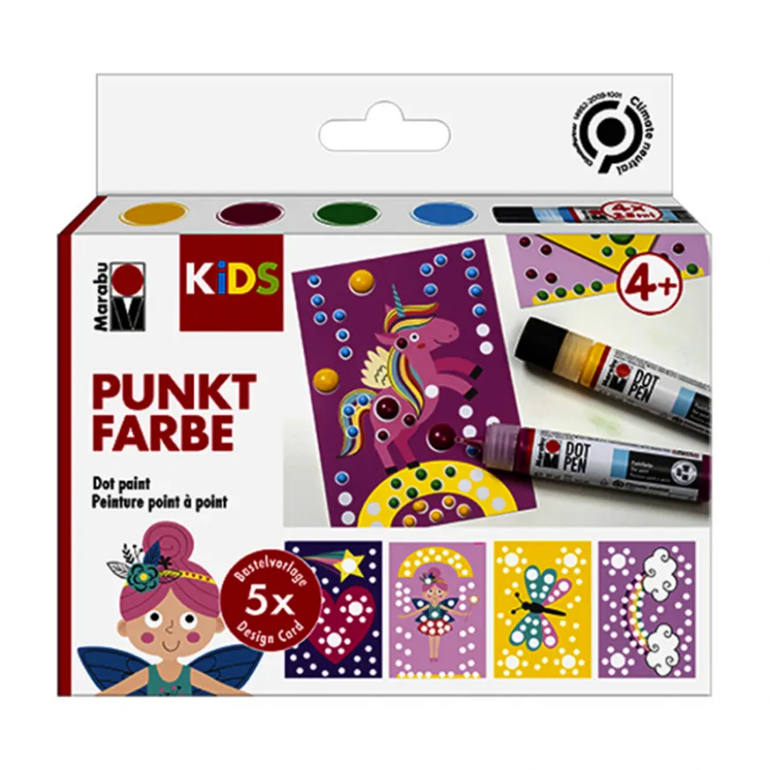 Conjunto Marcadores Dot Marabu Kids