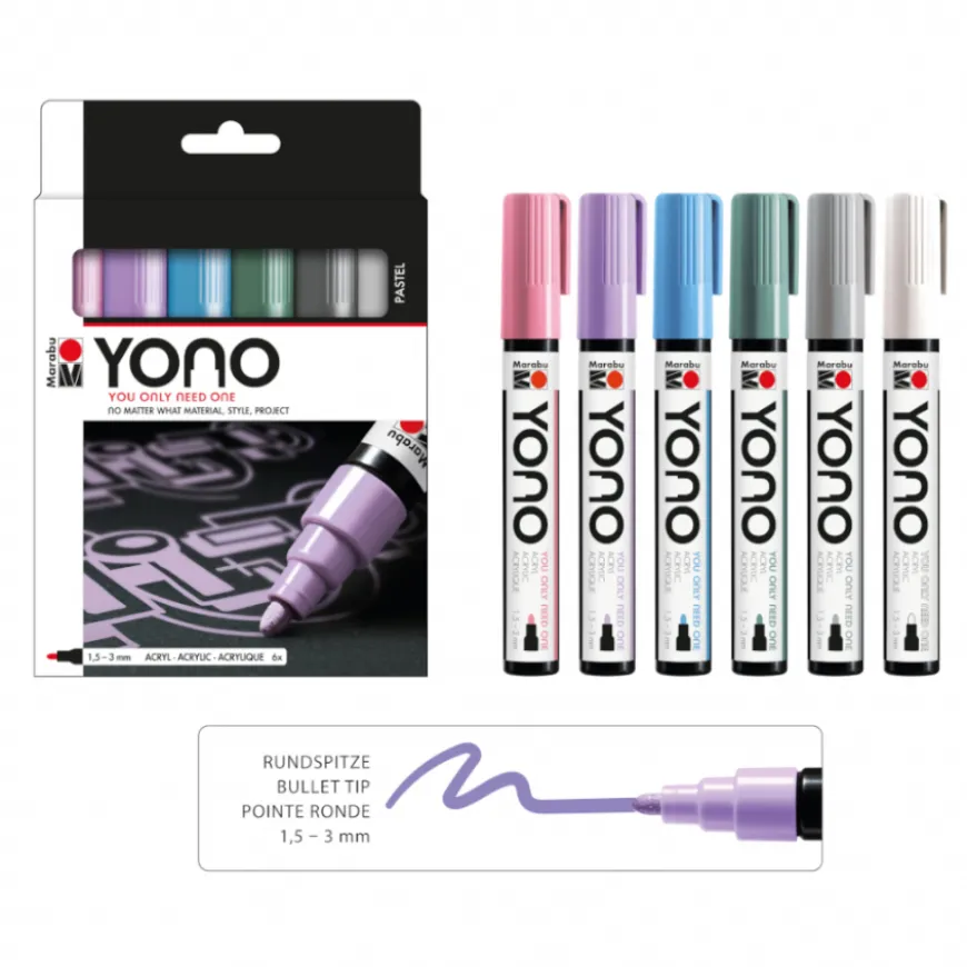 Conjunto Marcadores Médio Yono Marabu