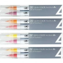 Conjunto Marcadores Pincel Clean Color Real Brush Zig