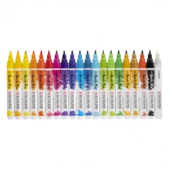 Conjunto 20 Marcadores Pincel Ecoline Talens