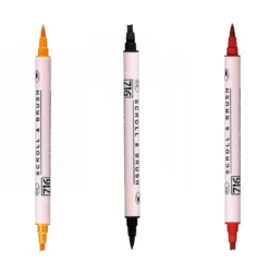 Conjunto Marcadores Scroll & Brush ZIG