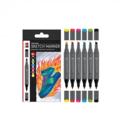 Conjunto Marcadores Sketch Graphix Marabu