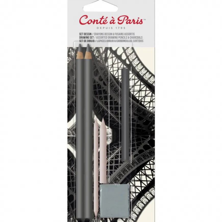 Conjunto para Desenho Conté à Paris