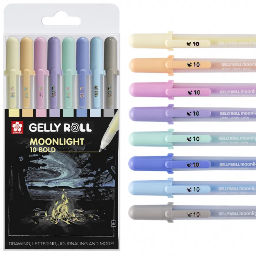 Conjunto Pastel Gelly Roll Moonlight Sakura