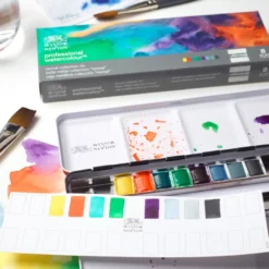 Conjunto Pastilhas Aguarela Profissional Revival Winsor & Newton