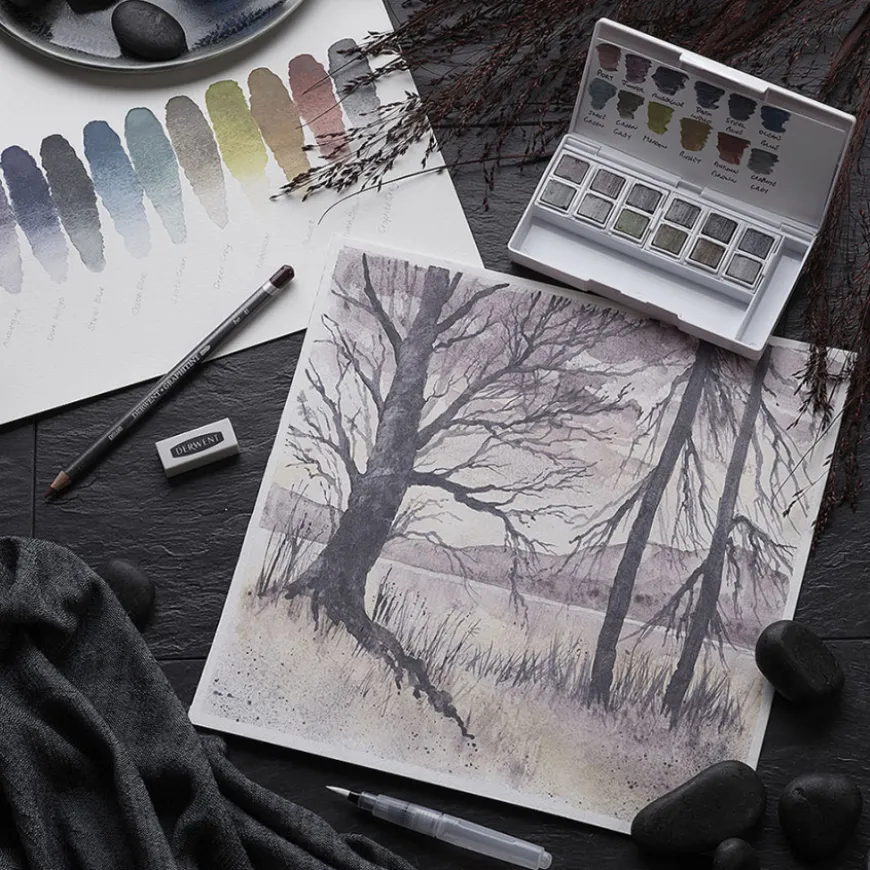 Conjunto Pastilhas Graphitint Derwent