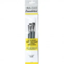 Conjunto Pincéis Sintéticos Espatulados Winsor & Newton