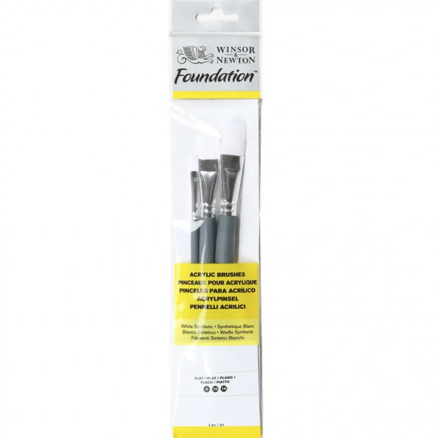 Conjunto Pincéis Sintéticos Espatulados Winsor & Newton