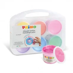 Conjunto Pintura Dedos Tons Pastel Primo