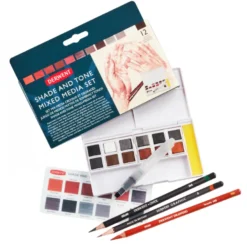 Conjunto Sombras e Tons Mixed Media Derwent