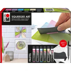 Conjunto Squeegee Art Pastel Marabu