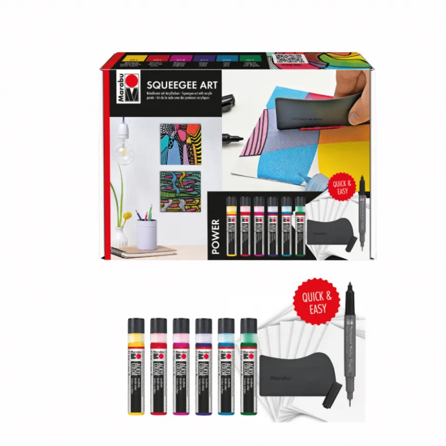 Conjunto Squeegee Art Power Marabu