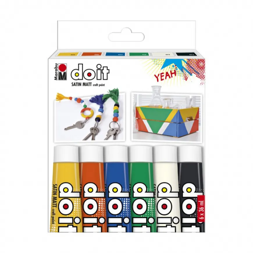 Conjunto Tinta Acrílica DO IT Marabu