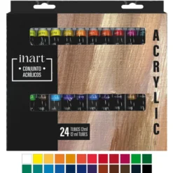 Conjunto Tinta Acrílica Inart