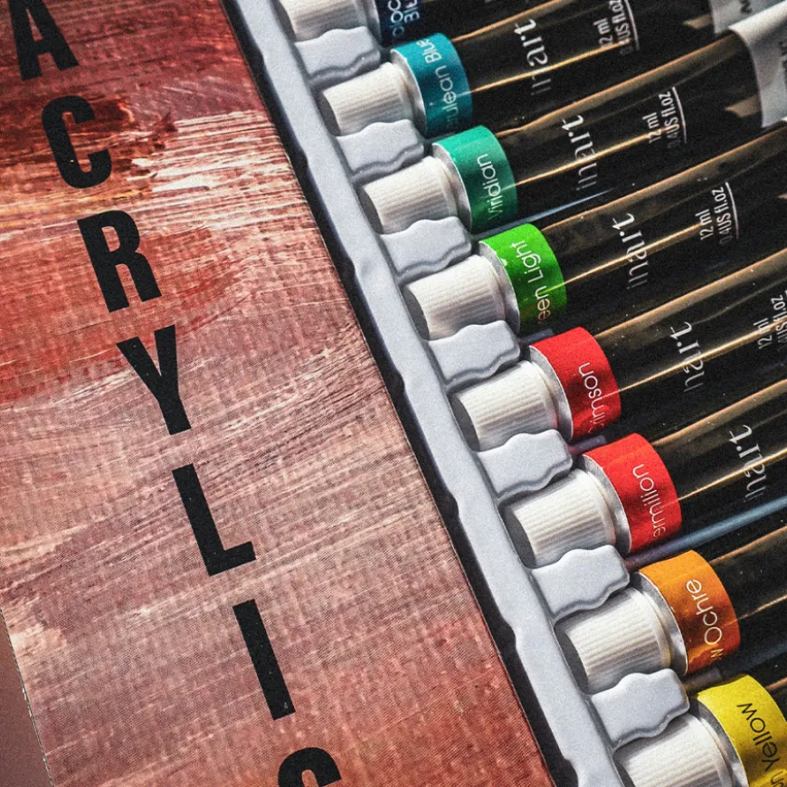 Conjunto Tinta Acrílica Inart