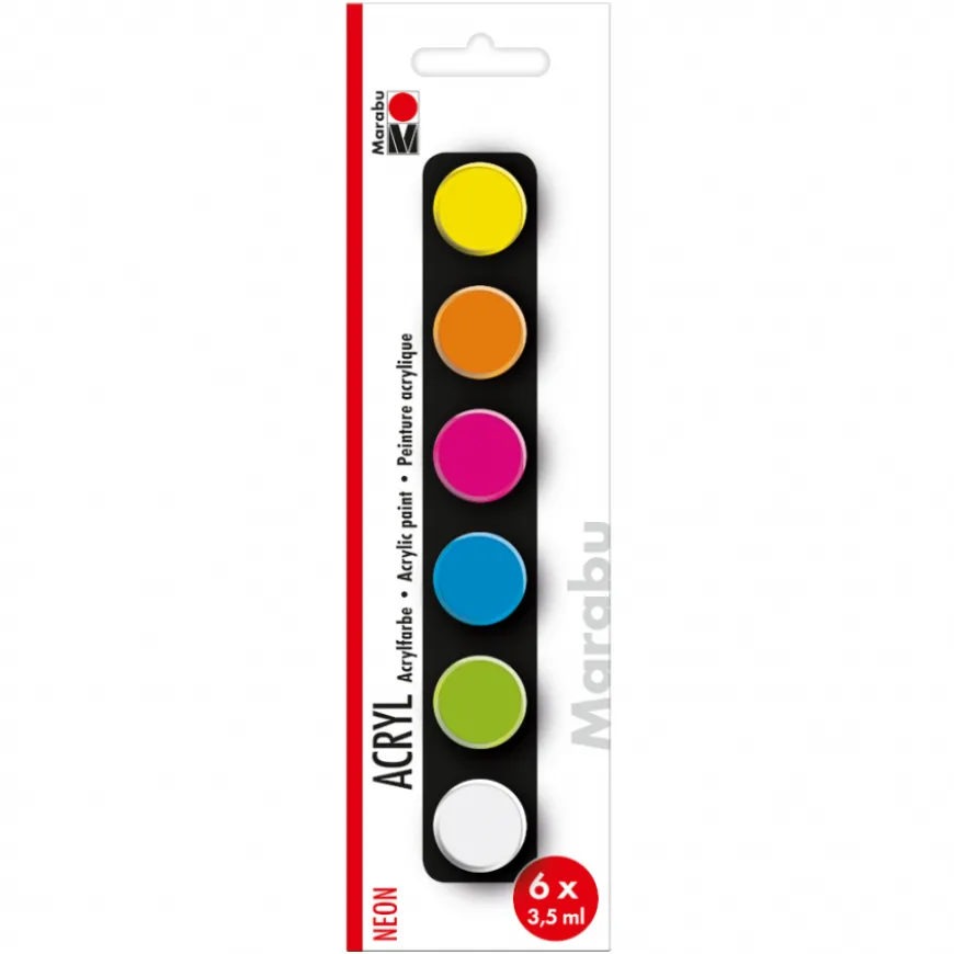 Conjunto Tinta Acrílica Marabu