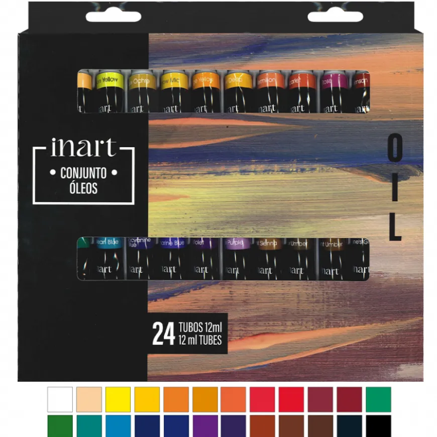 Conjunto Tinta a Óleo Inart