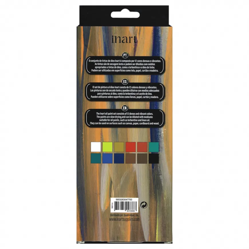Conjunto Tinta a Óleo Inart