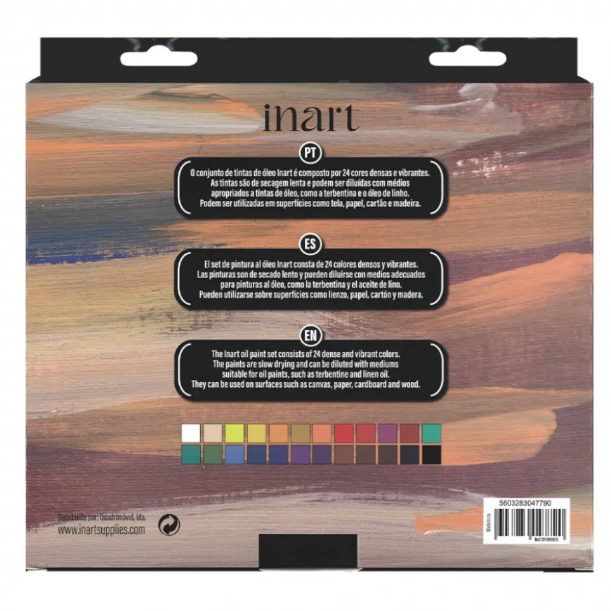 Conjunto Tinta a Óleo Inart
