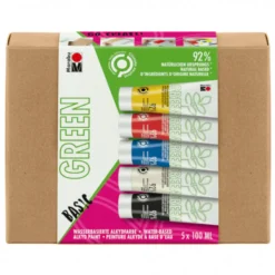 Conjunto Tinta Alquídica Green Marabu