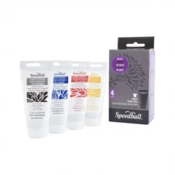 Conjunto Tintas Gravura Papel e Tecido Speedball